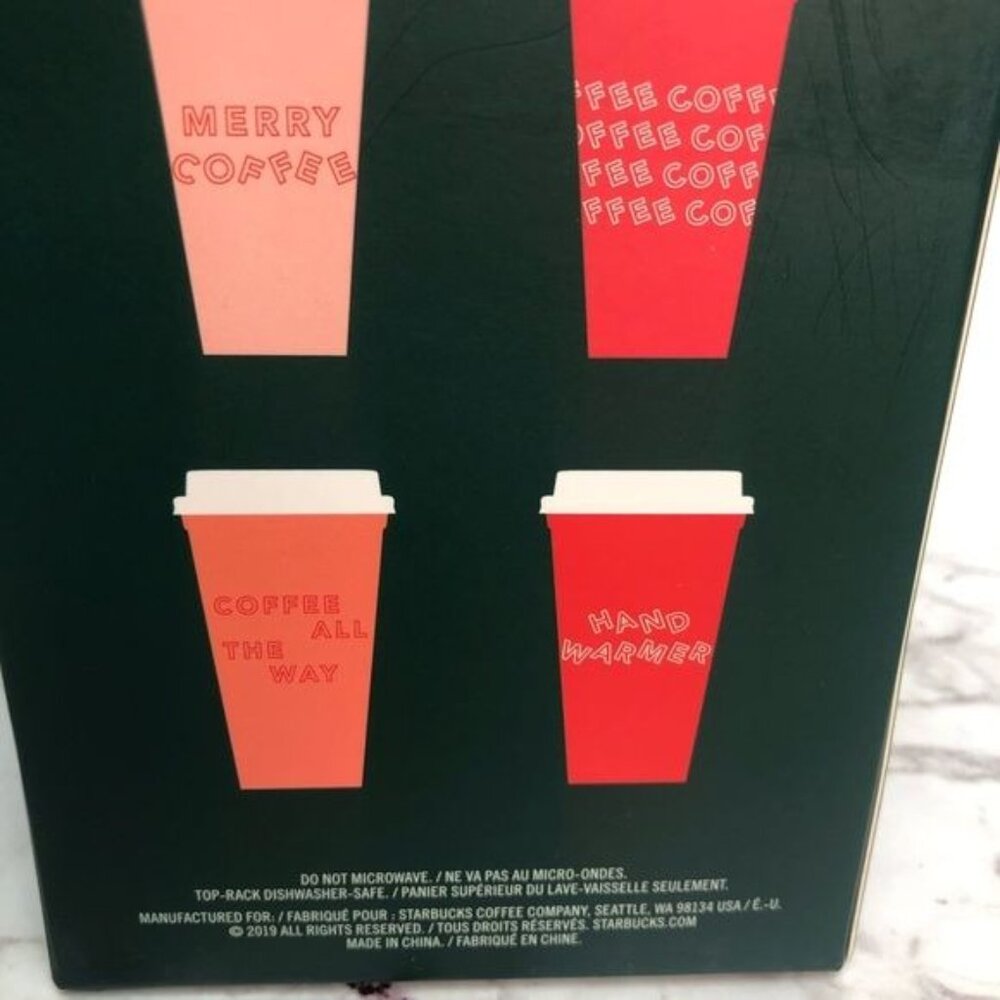 NWT Starbucks 16 Oz Reusable Holiday Hot Cups - Limited Edition - Picture 6 of 8